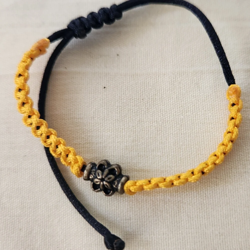 Adjuatable Bracelet Handmade Braided Bracelet 4 Pieces Unisex Multicolor. #02